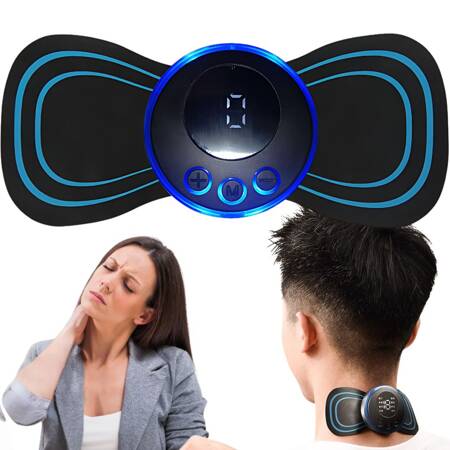 Elektrostimulátor pro břišní svaly krku mini ems massager 19 úrovní