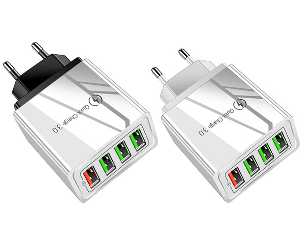 4xusb quick charge 3.0 síťová síťová nabíječka