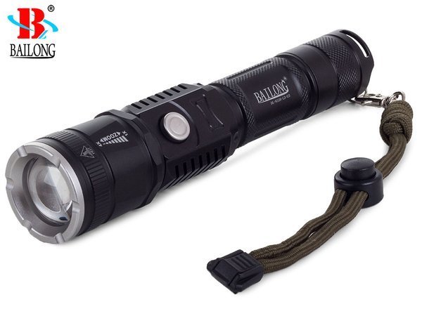 Bailong latarka wojskowa zoom led cree xm-l3-u3 k128