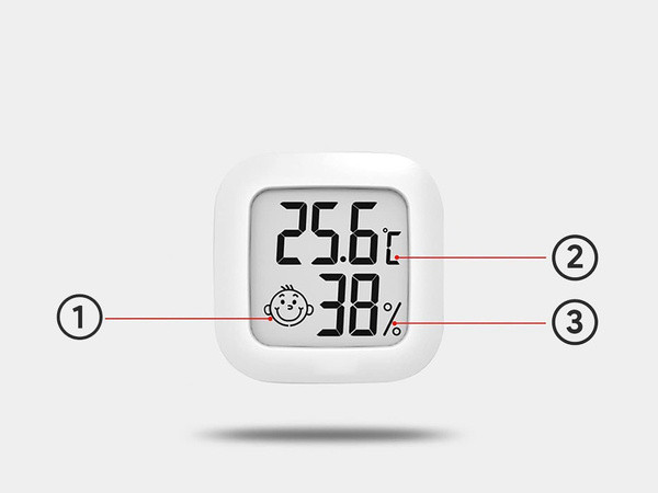 Digitální teploměr meteostanice pokojový vlhkoměr