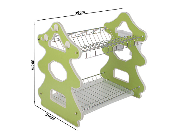 Dvoupatrový stojan na sušení v myčce nádobí