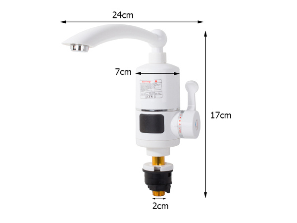 Elektrický květinový ohřívač vody lcd 3kw