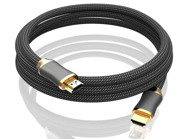 Hdmi 2.1 video kabel ultra high speed 8k 60hz 4k 120hz hq gold 1,5 m