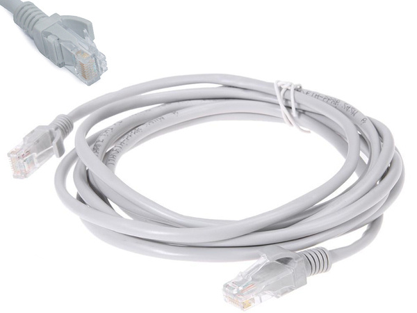 Lan cat5e rj45 ethernet net kabel 2m utp internetový kabel