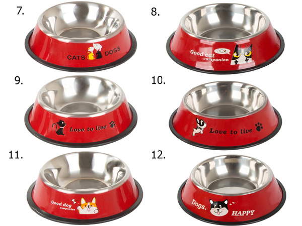 Metal anti-slip dog bowl 150ml