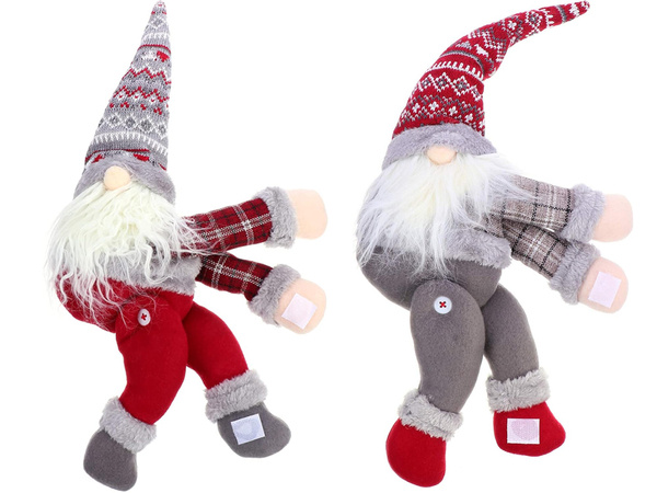 Santa gnome gnome přezka na suchý zip na zácloně