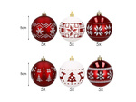 5cm CHOYNIGHT BALLS SET OF 30 SIZES NON-BREAKING DECORATIONS (netrhací dekorace)