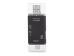 Čtečka karet sd microsd tf usb usb-c micro usb otg