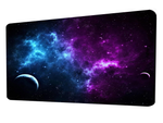 Herní podložka pod stůl xxl cosmos stars 80x30 thick