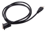 Kabel vga - hdmi 1,3 m zlaté full hd konektory d-sub kabel