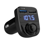 Transmitter fm sd mp3 bluetooth nabíječka 2xusb