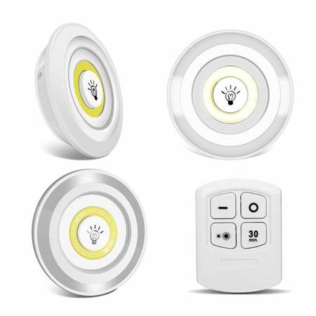 3x COB lamp wireless lamp battery operated remote control