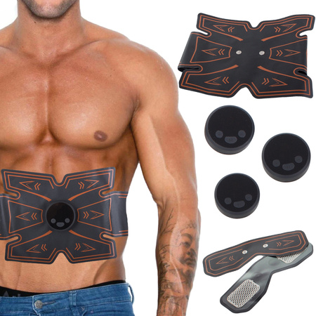 3x ems electrostimulator for the abdominal muscles