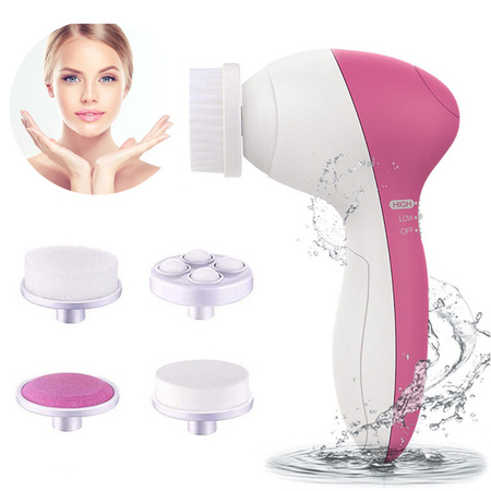 5-in-1 electric massage skin cleaning brush