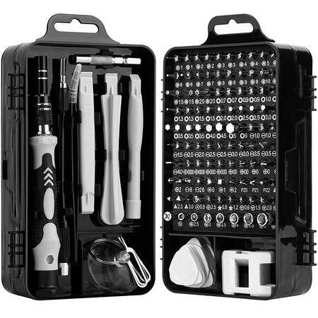 A set of precise torx screwdrivers 115in1 screwdriver