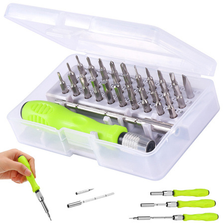 A set of precise torx screwdrivers 32in1 screwdriver