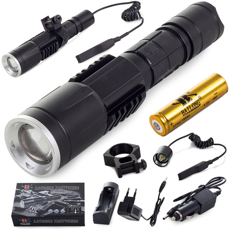 Bailong tactical hunting flashlight cree xm-l t6