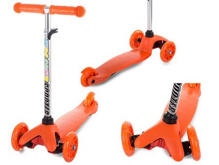 Balance scooter tricycle led children's scooter
