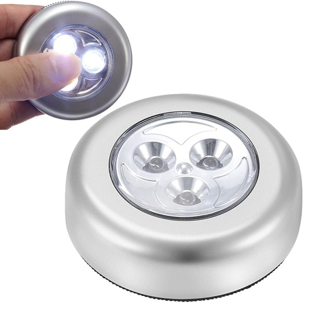Battery operated touch light 3 leds