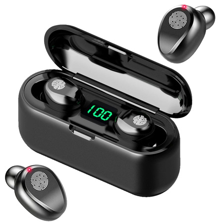 Bluetooth wireless headphones f9 powerbank