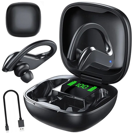 Bluetooth wireless sports headphones for on-ear running training