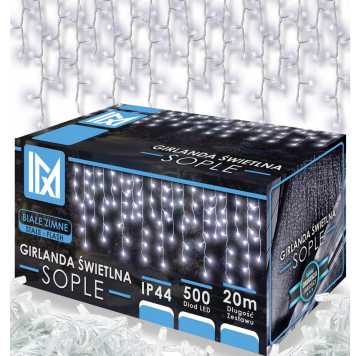 CHRISTMAS LIGHTS 500 LED 20M COOL (30)