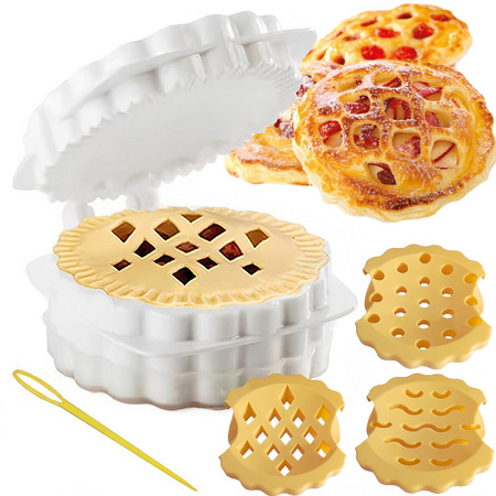 Cake tin cutter interchangeable filling inserts