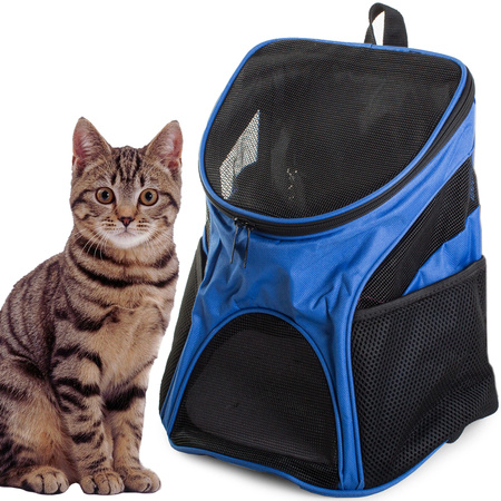Carrying Bag Cat's Blue Backpack