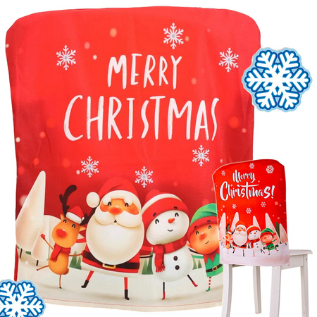 Chair back cover christmas decoration christmas decoration decoration