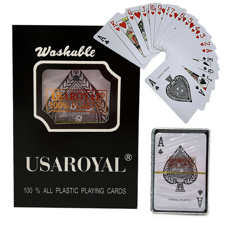 Coated poker cards deck 54 pcs