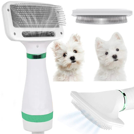 Comb 2in1 brush dryer for dog pets
