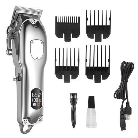 Cordless lcd hair trimmer