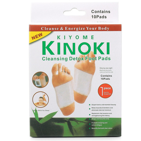 Detox kinoki foot cleaning plasters 10 pcs.