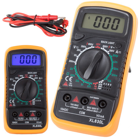Digital Current Meter Multimeter Voltage Tester