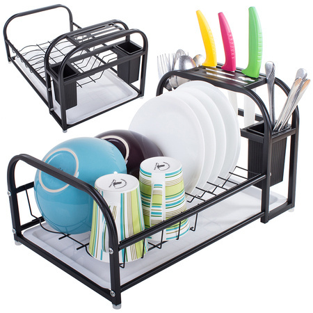 Dish drainer drainer with tray standing loft