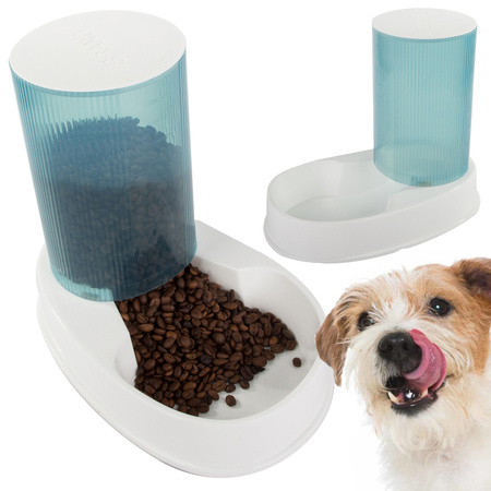 Dog food dispenser cat food bowl automatic dry food dispenser