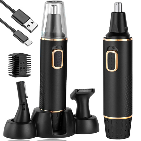 Ear nose trimmer hair remover eyebrow shaver 3in1 led
