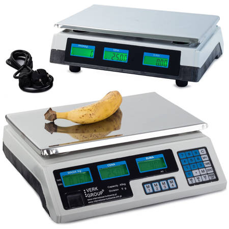 Electronic calculating store weights 40kg/2g