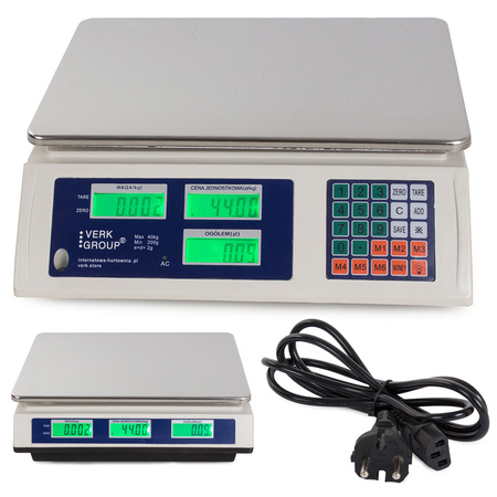 Electronic calculating store weights lcd 40kg