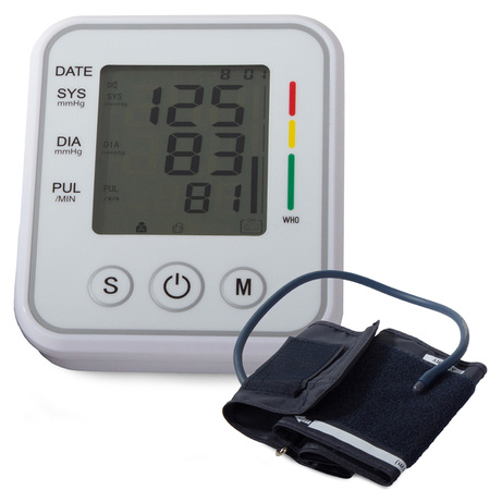 Electronic upper arm blood pressure monitor lcd case