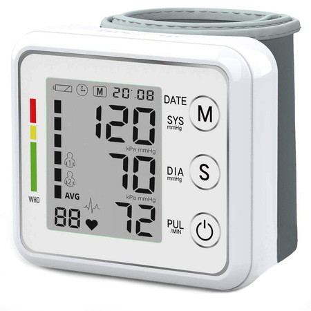Electronic wrist blood pressure monitor LCD case