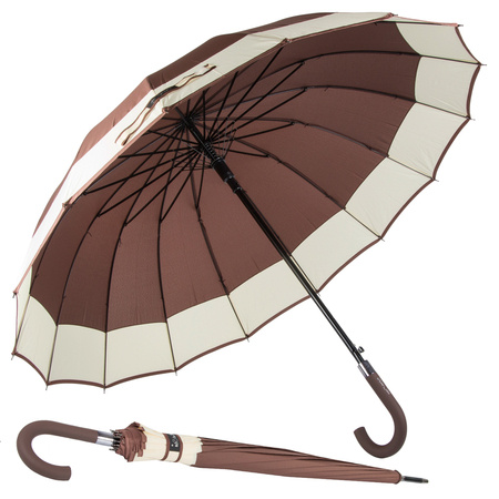 Elegant large government umbrella strong xxl non-slip handle automatic