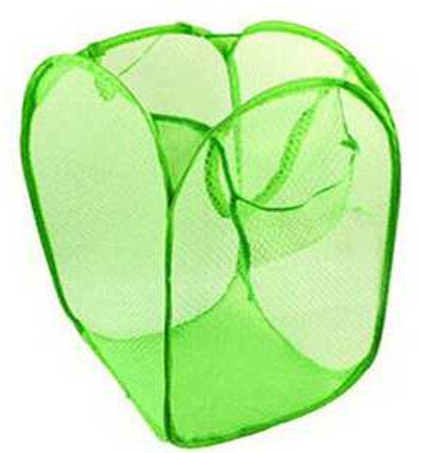 FOLDABLE CLOTHES BASKET 48 GREEN (120)