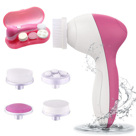 Facial cleansing brush electric massager 4in1