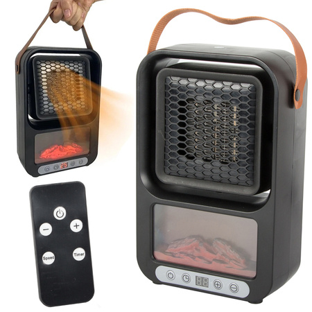 Faerlka thermo heater electric heater thermostat 500w fireplace sturdy
