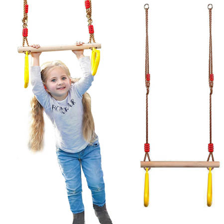 Garden swing for children gymnastic trapeze