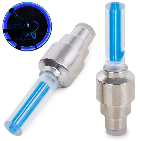 Glowing valves for bicycle valves, around 2 pieces