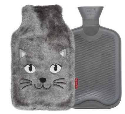 HOT WATER BOTTLE COVER CAT (50)