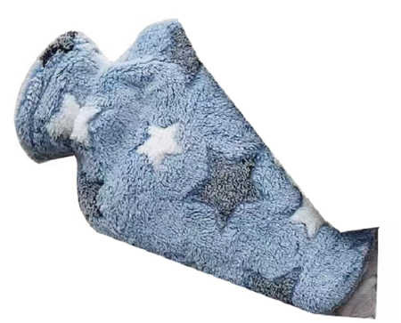 HOT WATER BOTTLE COVER STARS BLUE (50)