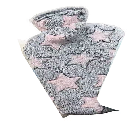 HOT WATER BOTTLE COVER STARS GREY (50)